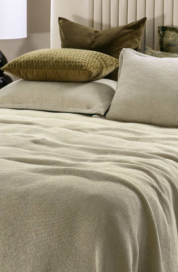 Bianca Lorenne - Sottobosco Sand Bedspread (Pillowcases - Eurocases Sold Separately)